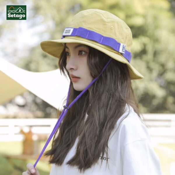 Mũ Band Bucket - Mũ leo núi, đi chơi, picnic, cắm trạị, dã ngoại - Hình ảnh 3
