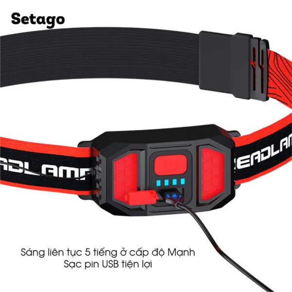 ĐÈN LED ĐEO ĐẦU HEADLAMP - sáng bất chấp, thoải mái làm việc - Hình ảnh 2