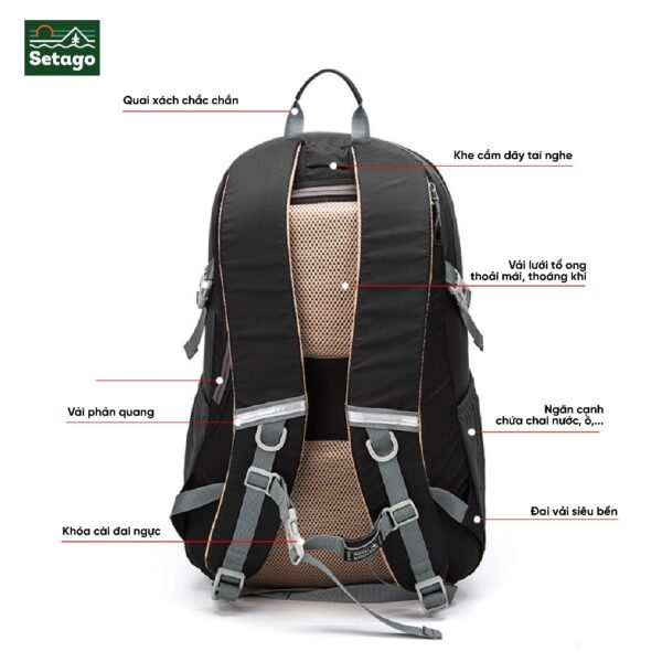 [Đồ Du Lịch] Balo Trekking 30L Royal Mountain - Balo leo núi, balo du lịch - Hoàn hảo cho chuyến leo núi 2N1Đ - Hình ảnh 4
